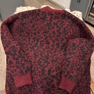Madewell leopard sweater